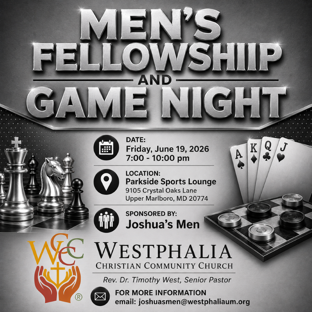 WCCC Flyer - Men Fellowship and Game Night (1)
