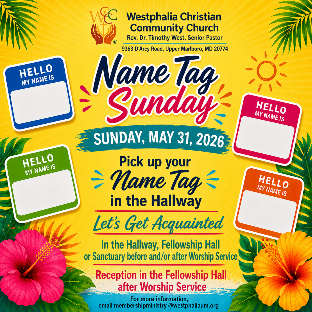 WCCC Name Tag Sunday - May 31-2026